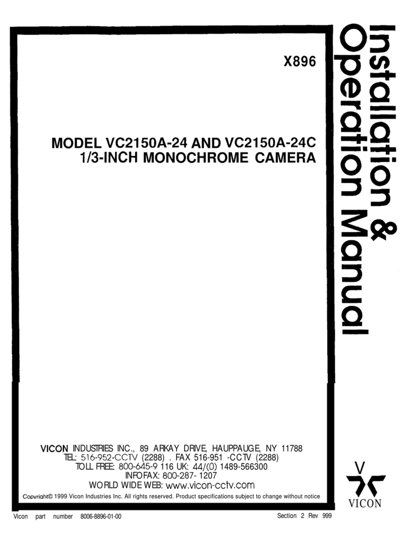 Vicon VC2150A-24 User manual Vicon VC2150A-24 User manual