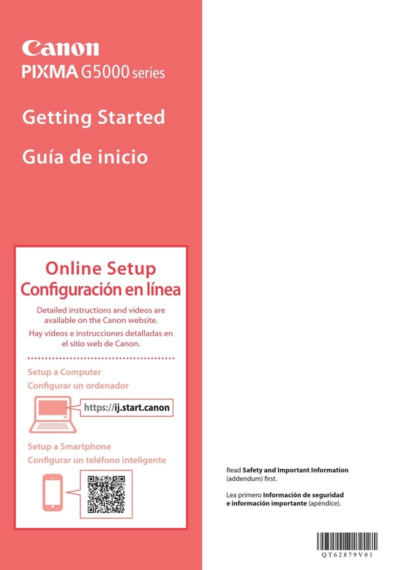 Canon PIXMA G5000 Series User manual