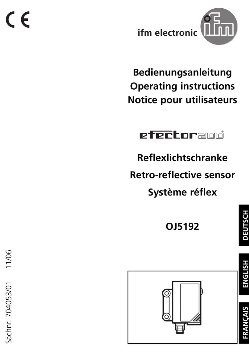 IFM Electronic Efector 200 OJ5192 operating instructions