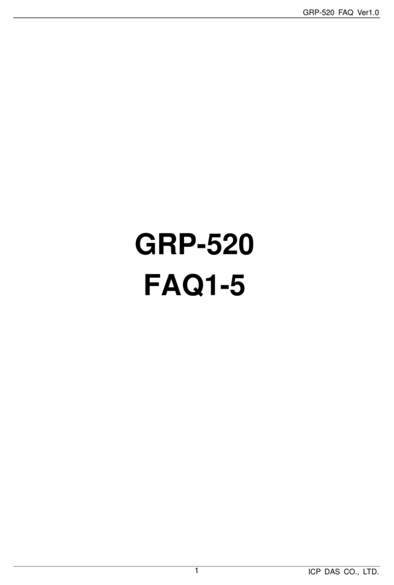 ICP DAS USA GRP-520 Installation guide
