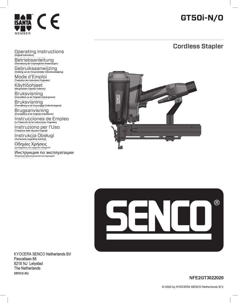 Senco GT50i-N/O operating instructions