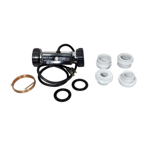 HydroQuip Pure Heat Pressure Series installation instructions