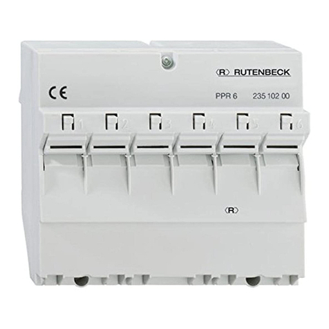 Rutenbeck PPR 6 operating instructions
