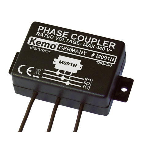 Kemo M091N User manual