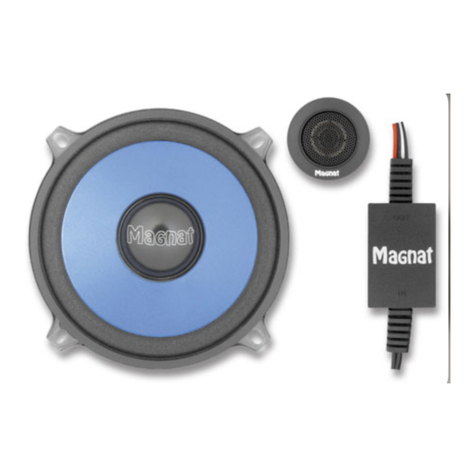 Magnat Audio PROFECTION 216 Owners manual and warranty document Magnat Audio PROFECTION 216 Owners manual and warranty document