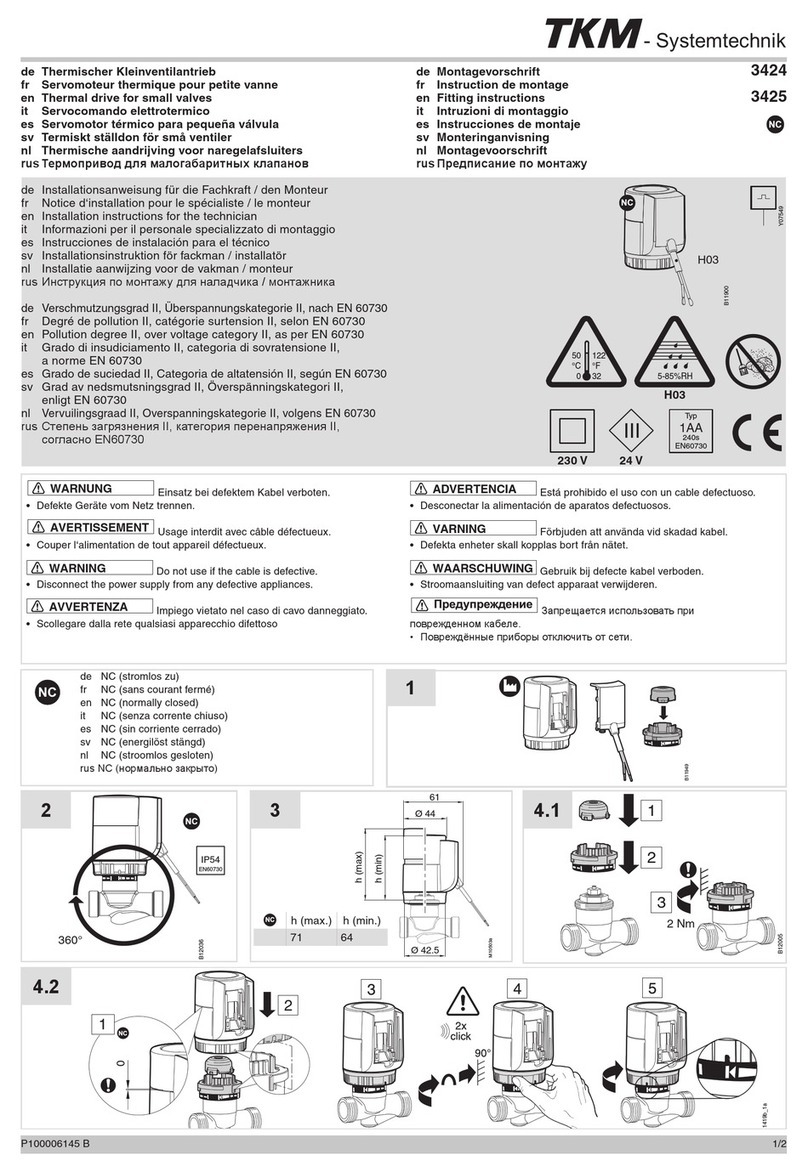 TKM 3424 User manual