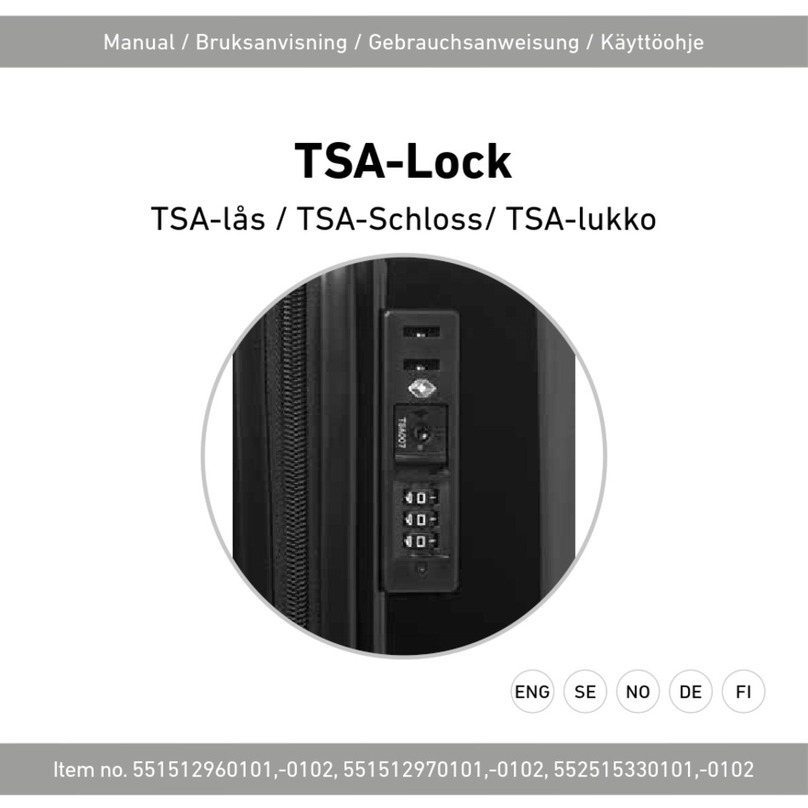 RUSTA TSA-Lock manual