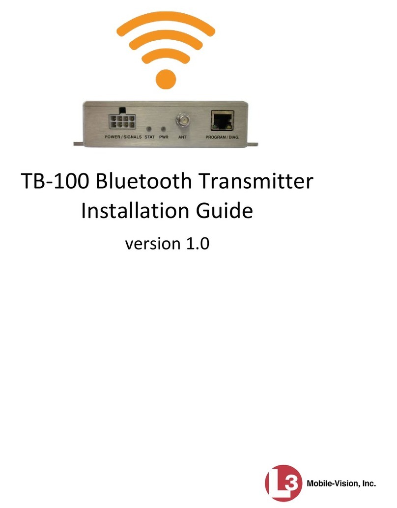 L3 Mobile-Vision TB-100 installation guide