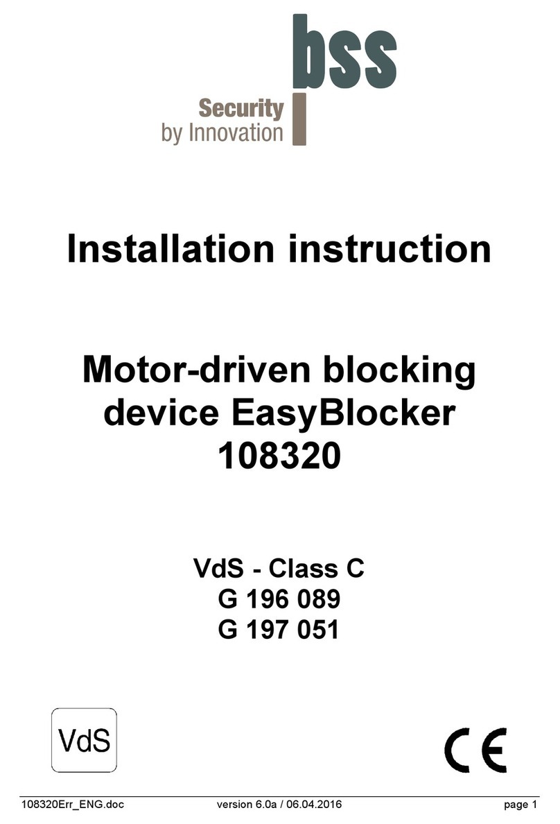 BSS Audio EasyBlocker 108320 Installation instruction