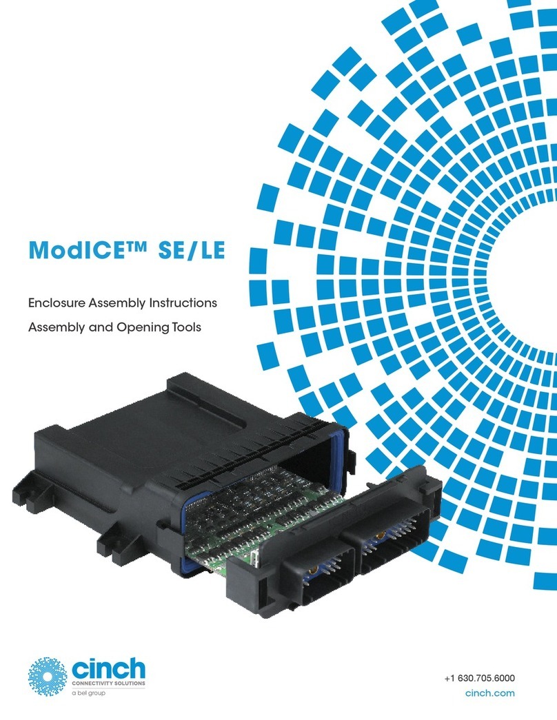 BEL cinch ModICE SE Series Assembly instructions