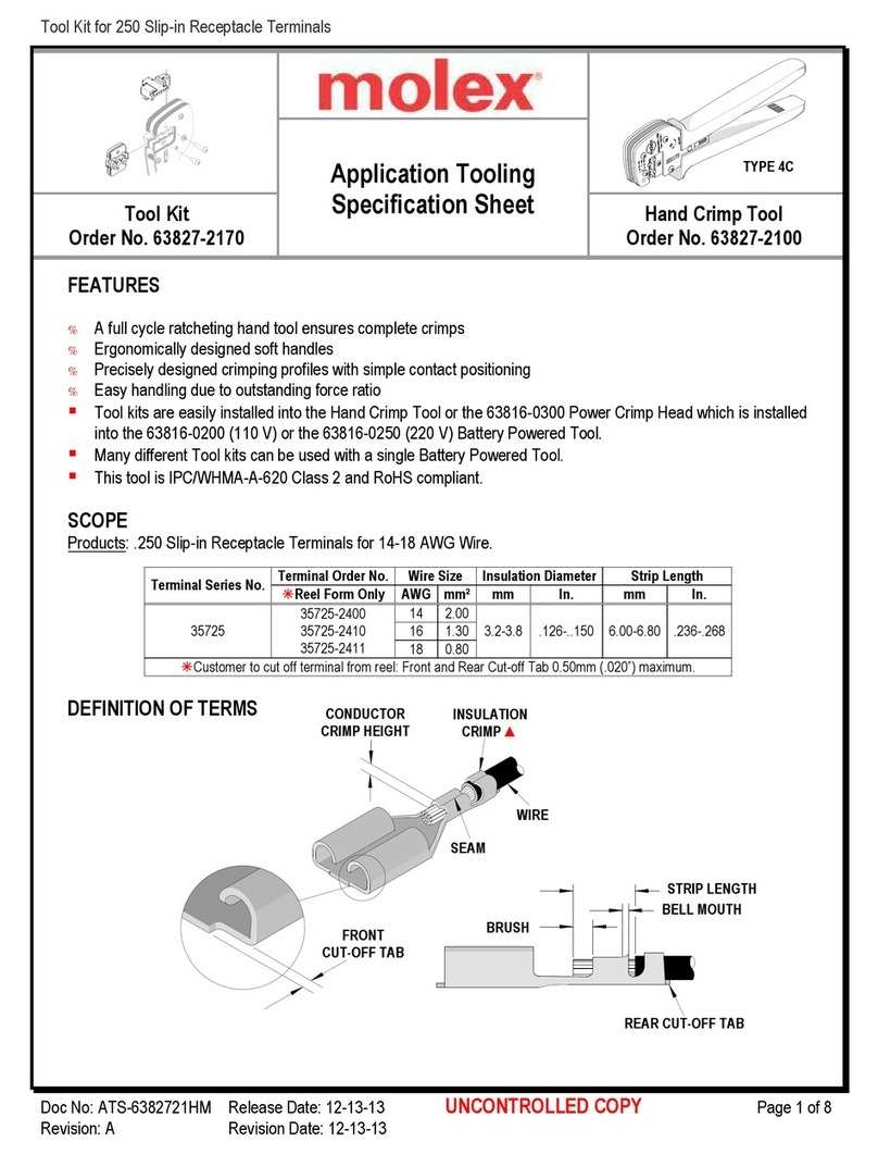 molex 63827-2100 User manual