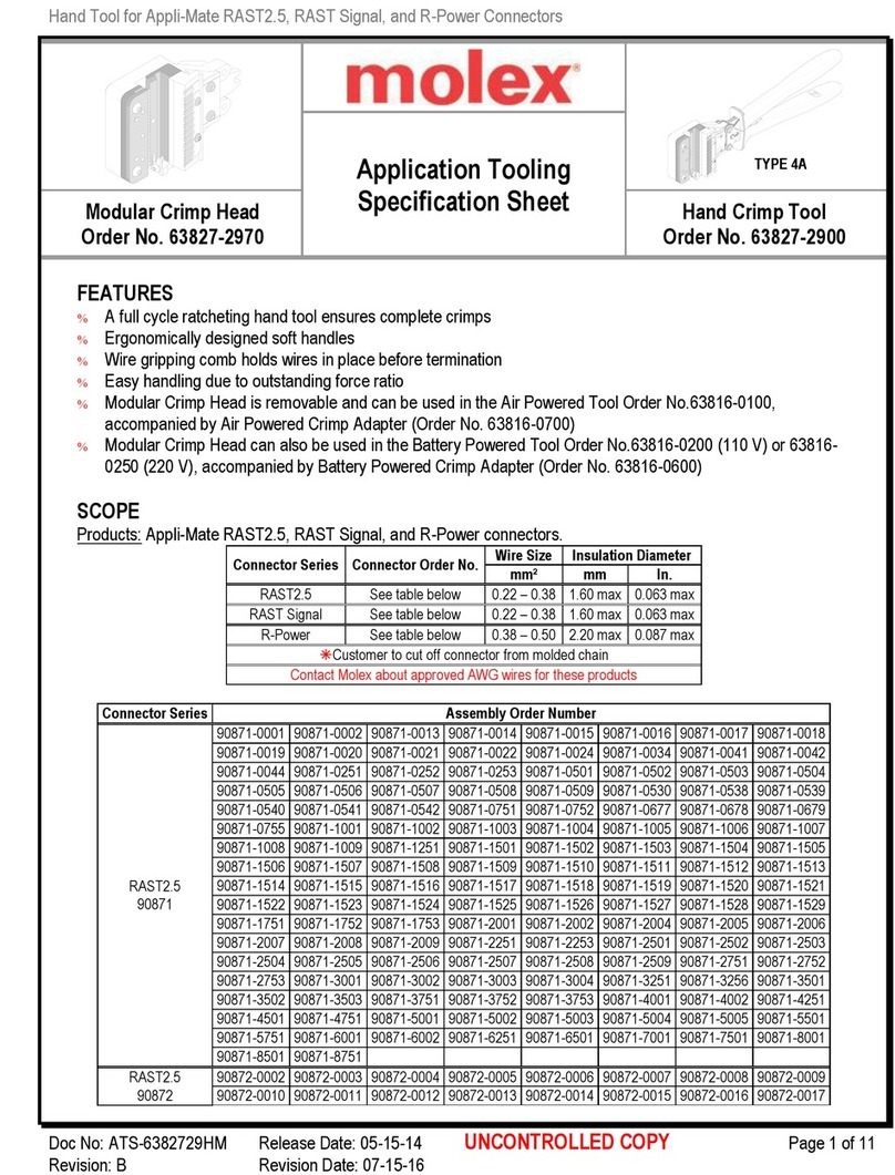 molex 63827-2970 User manual