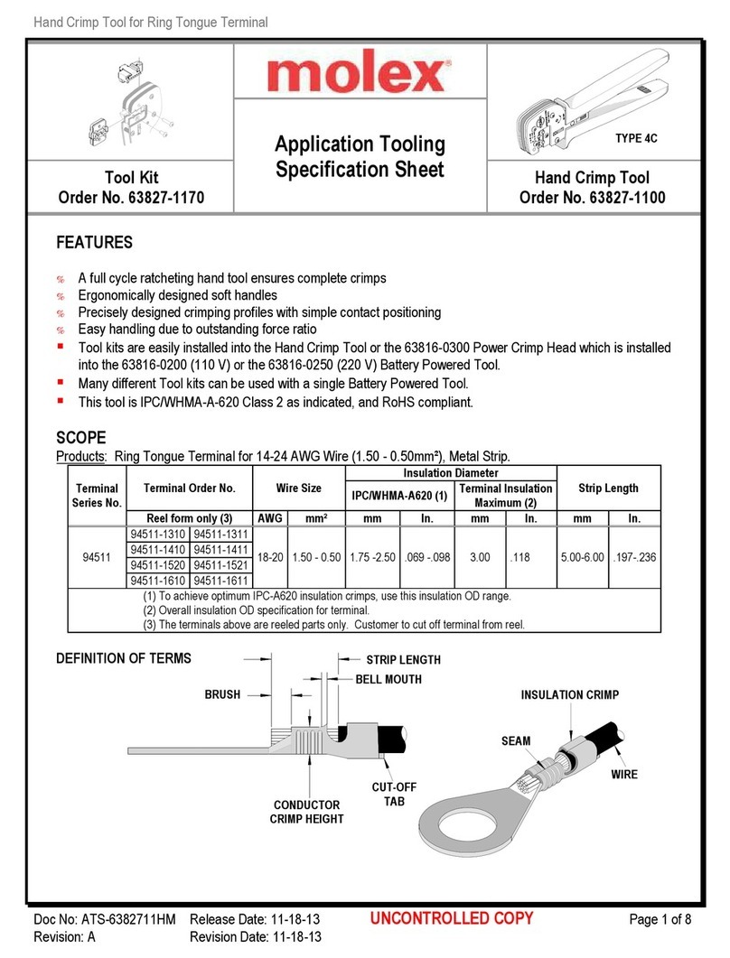 molex 63827-1170 User manual