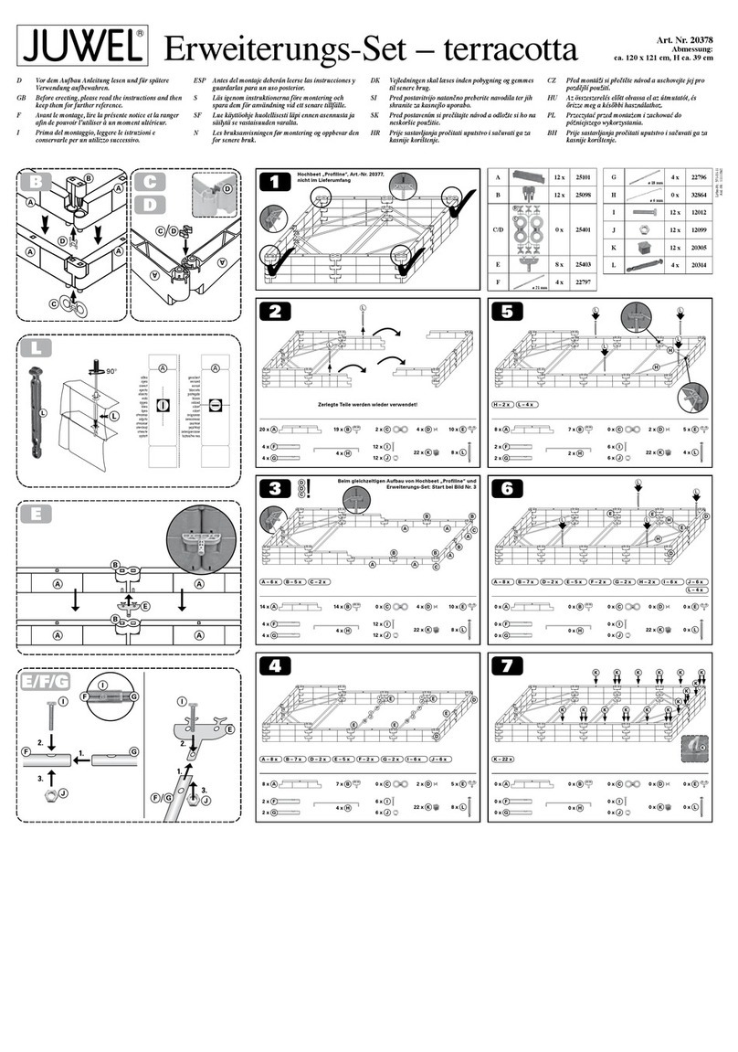 juwel Profiline 20378 Assembly instructions