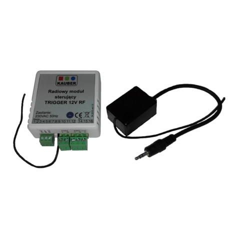 Kauber TRIGGER 12V RF user manual