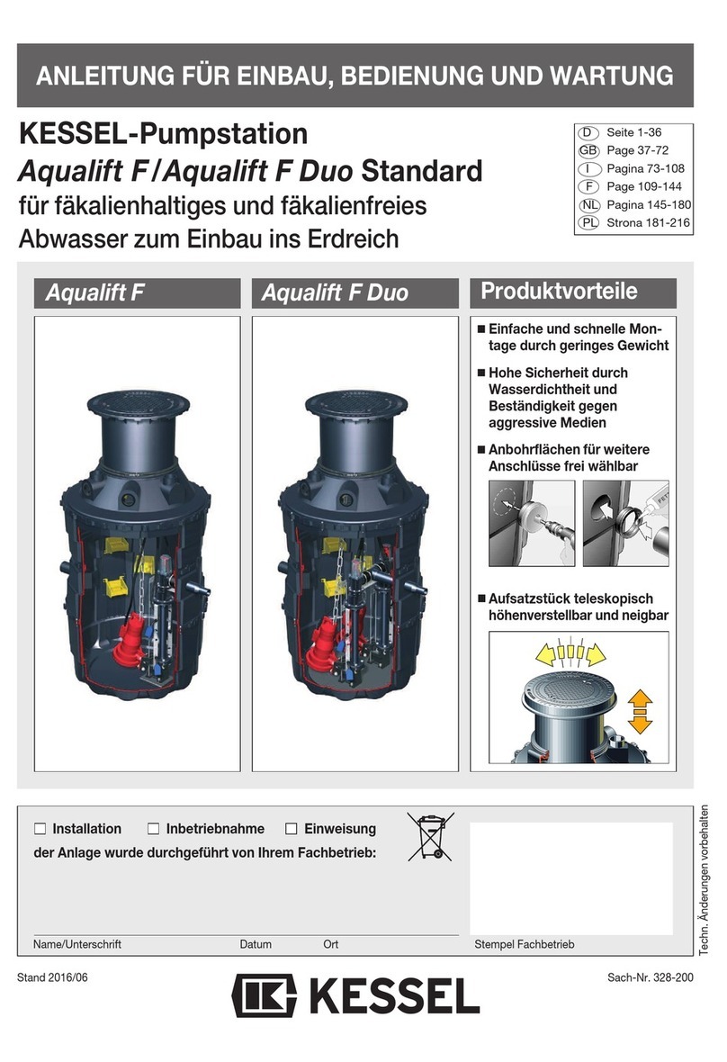 Kessel aqualift f User manual