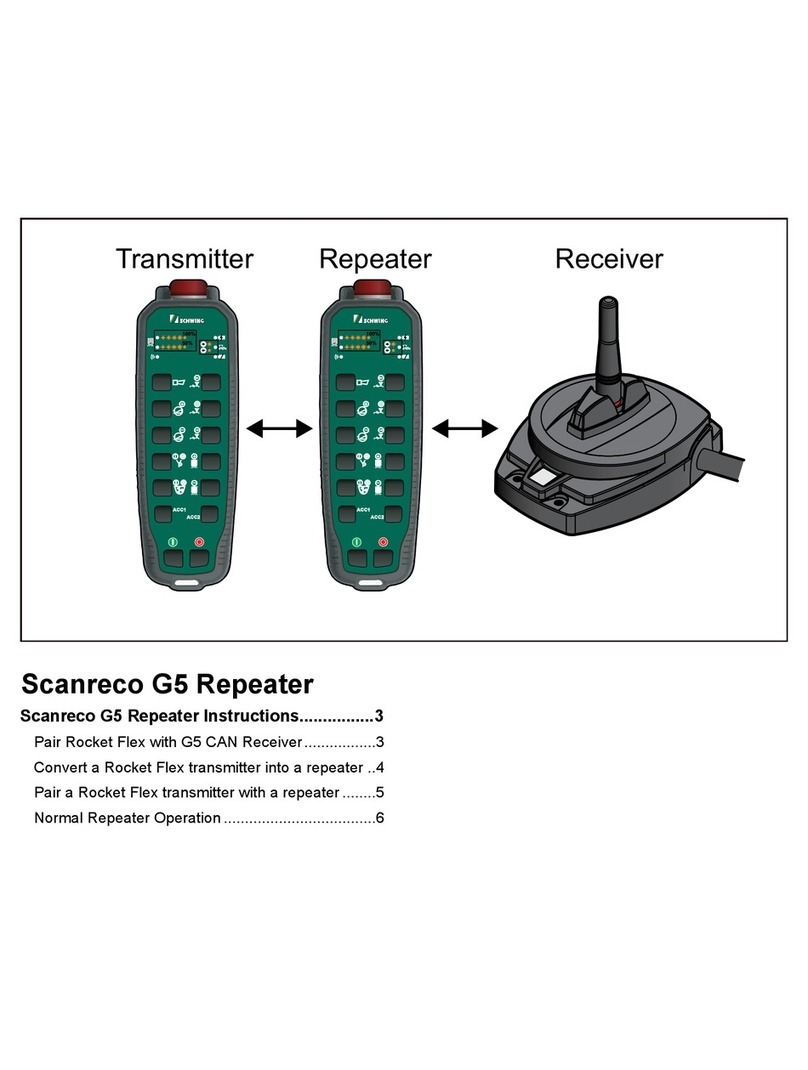 Scanreco G5 Pocket System instructions