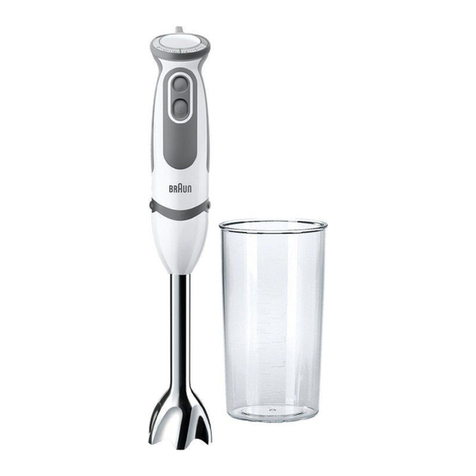 Braun MQ 5000 Soup User manual