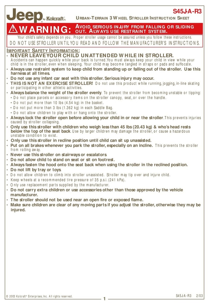 Kolcraft Jeep S45J-A-R3 User manual