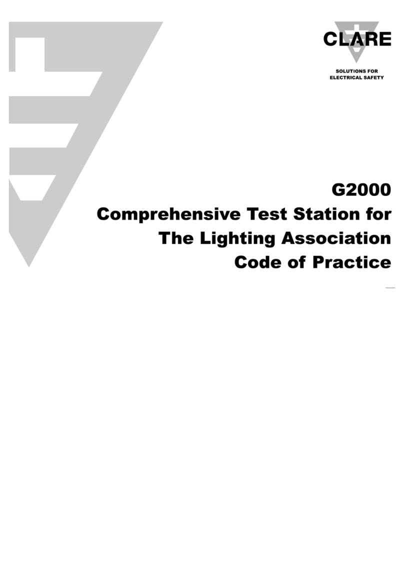 clare G2000 User manual