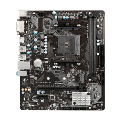 MSI B450M-A PRO MAX User manual