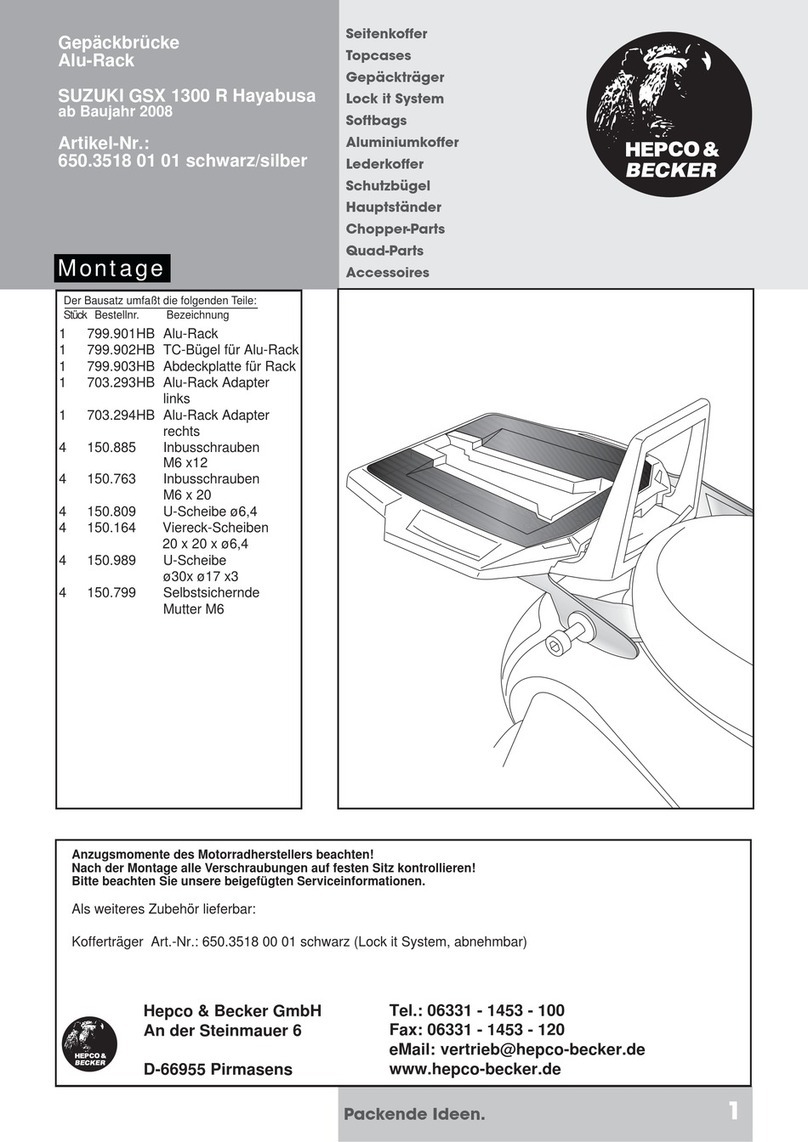 hepco & becker 650.3518 01 01 Installation guide