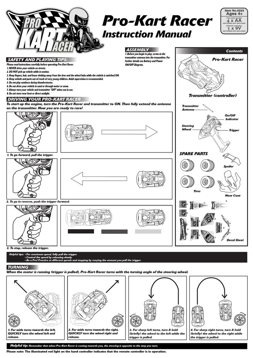 WowWee Pro-Kart Racer 0223 User manual