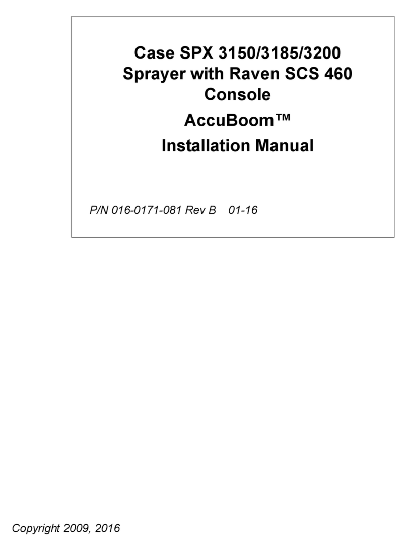 Raven Case SPX 3150 installation manual