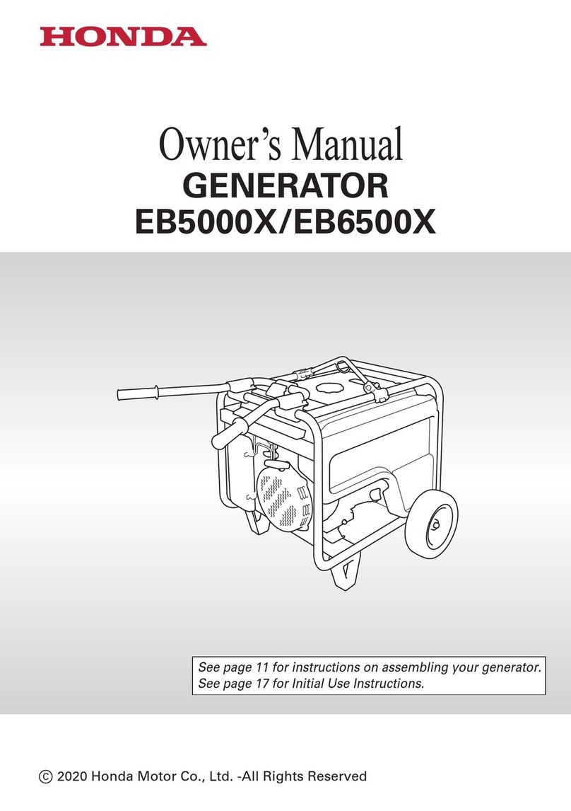 Honda EB5000X owner's manual