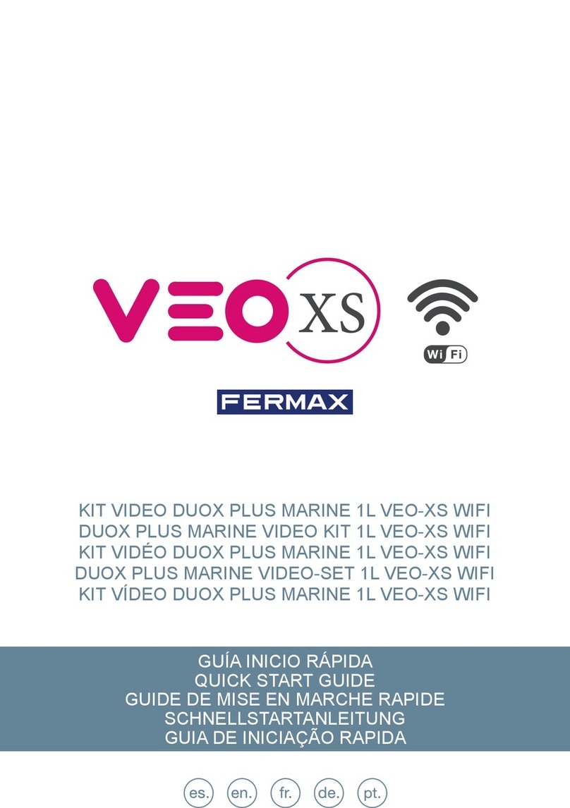 Fermax DUOX PLUS 1L VEO-XS WIFI User manual