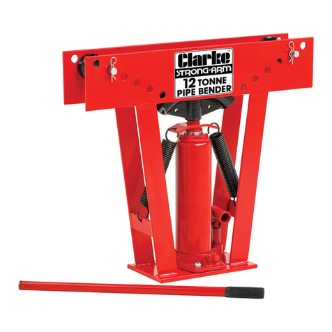 Clarke Strong Arm CHV12B Operation & maintenance instructions
