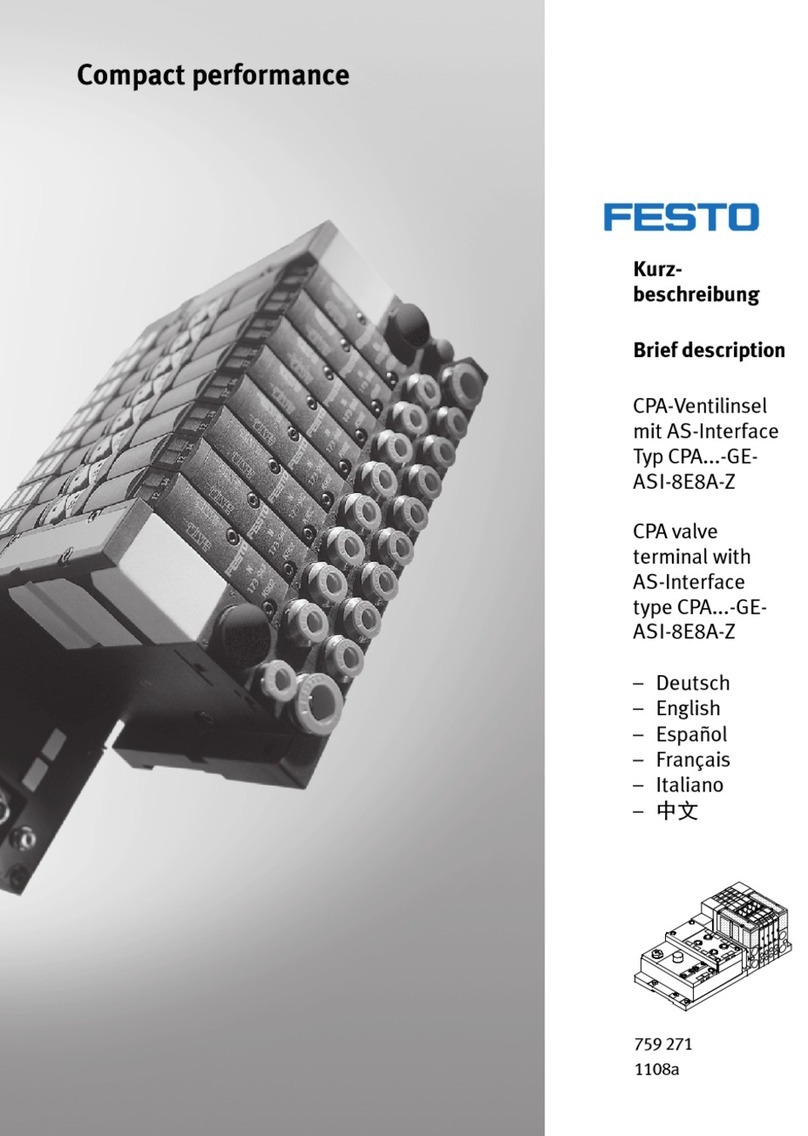 Festo CPV -GE-ASI-8E8A-Z Series manual