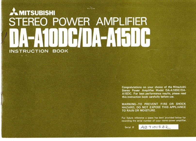 Mitsubishi DA-A10DC User manual