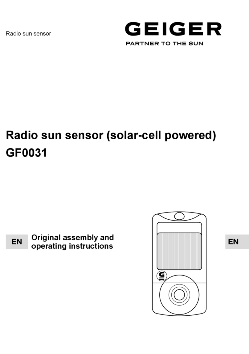 GEIGER GF0031 User manual