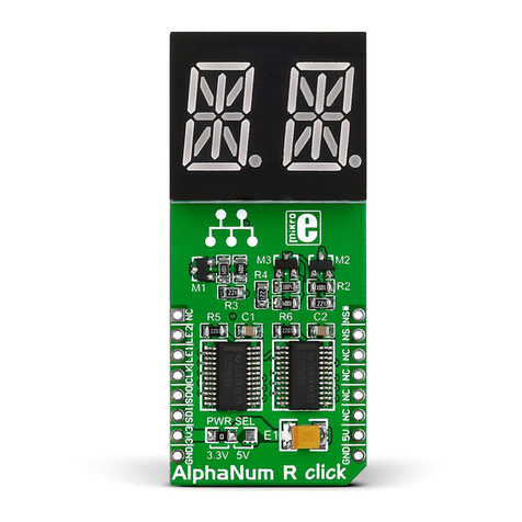 mikroElektronika AlphaNum R click quick start guide