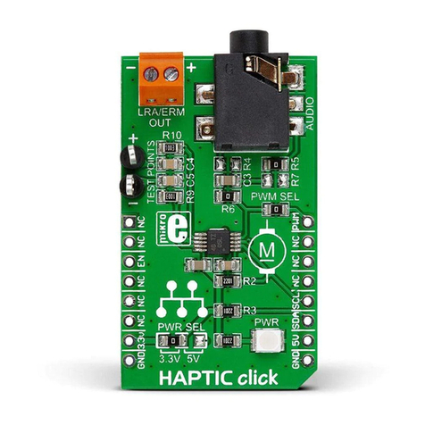 mikroElektronika HAPTIC click quick start guide