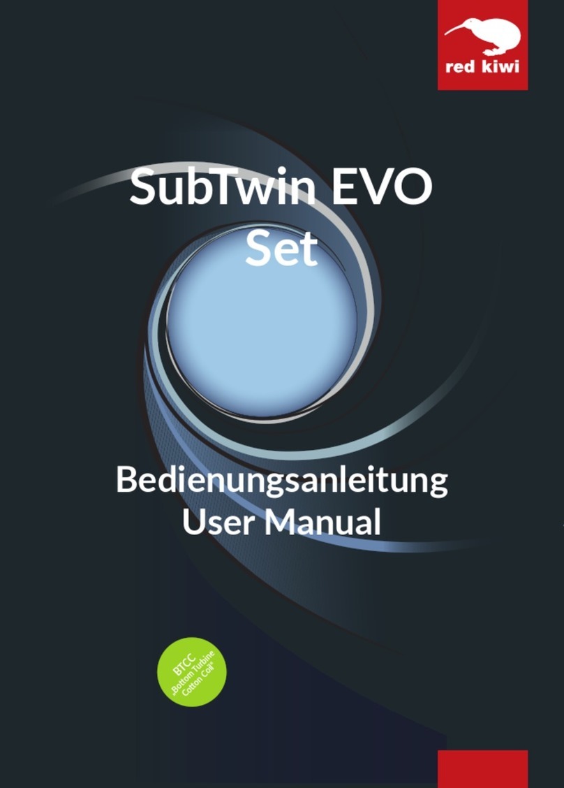 red kiwi SubTwin EVO User manual
