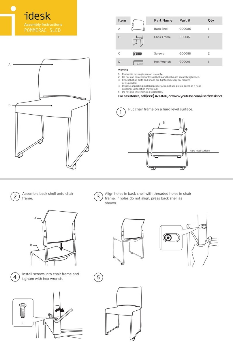 idesk POMMERAC SLED User manual