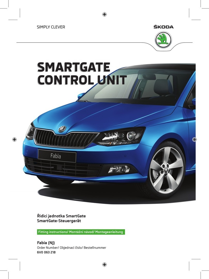 Skoda SMARTGATE Fitting instructions
