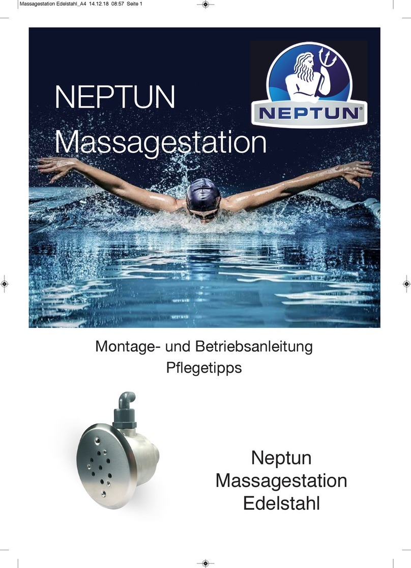 Neptun MassageStation Installation and Operating Instrucitons