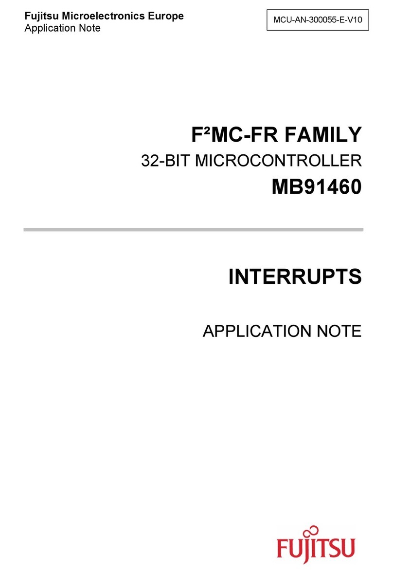 Fujitsu F2MC-FR Series Application note