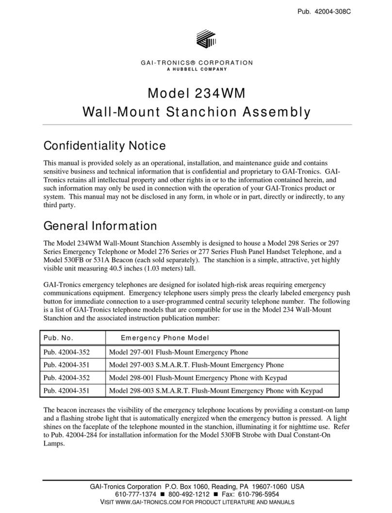 Hubbell GAI-TRONICS 234WM Assembly