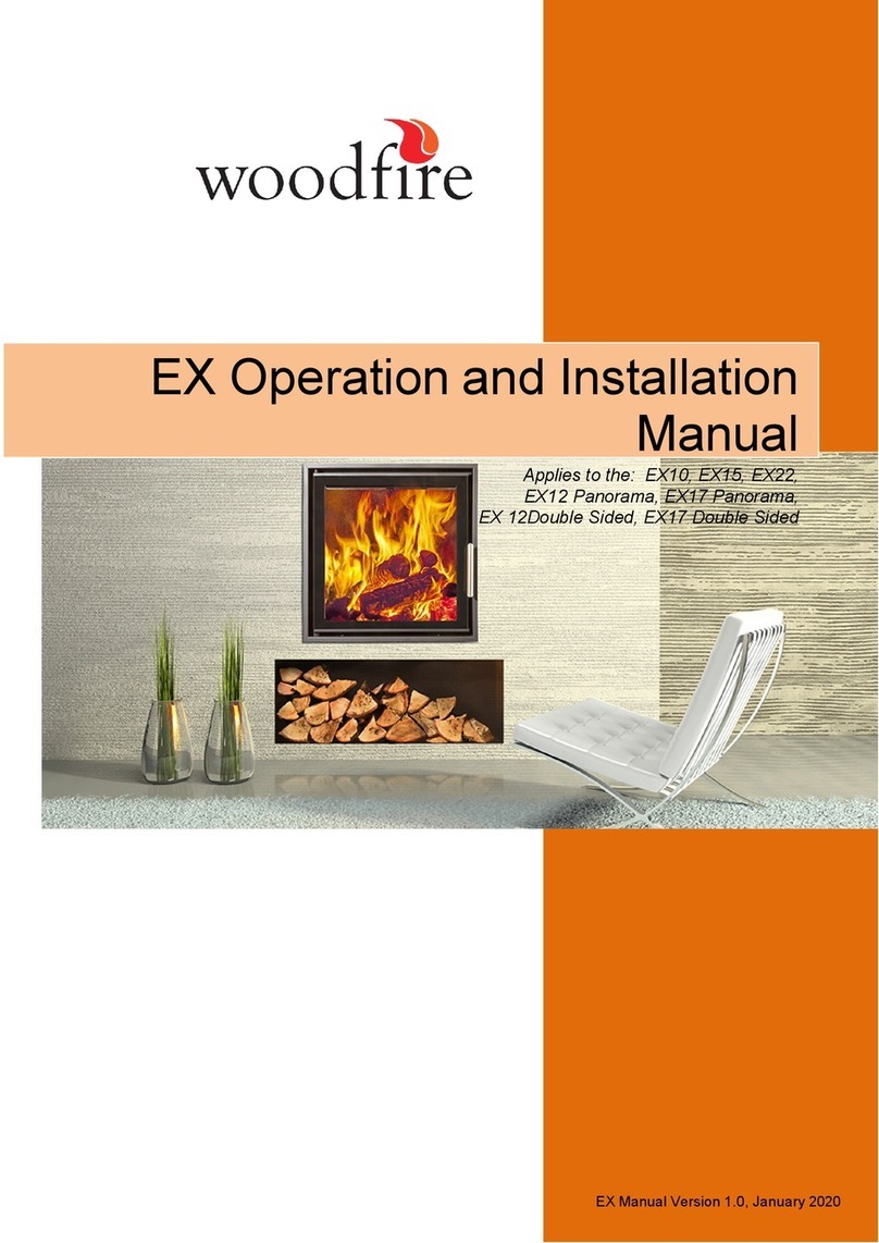 Woodfire EX Series Operation and installation manual
