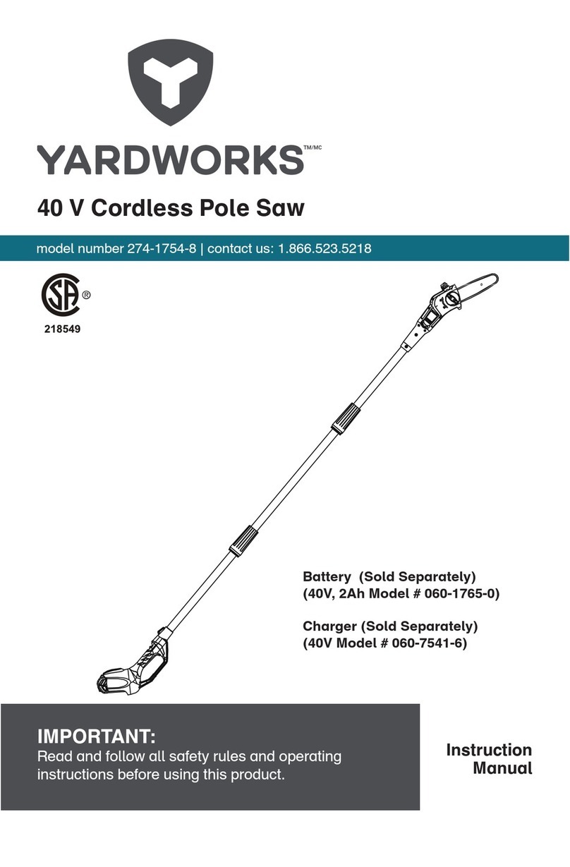 Yard Works 274-1754-8 instruction manual