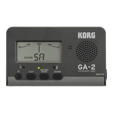 Korg GA-2 owner's manual