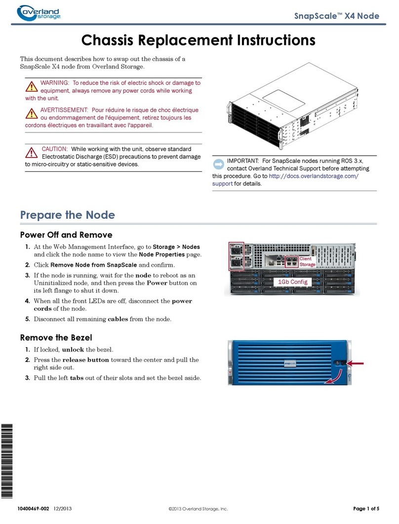 Overland Storage SnapScale X4 Node Guide