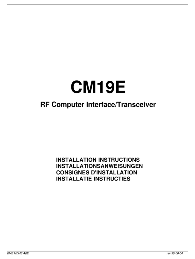bmb-home CM19E installation instructions
