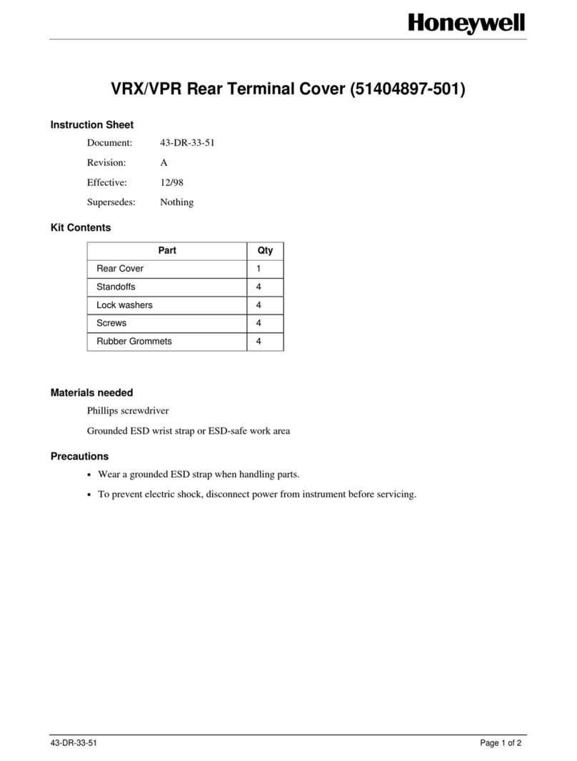 Honeywell 51404897-501 User manual Honeywell 51404897-501 User manual