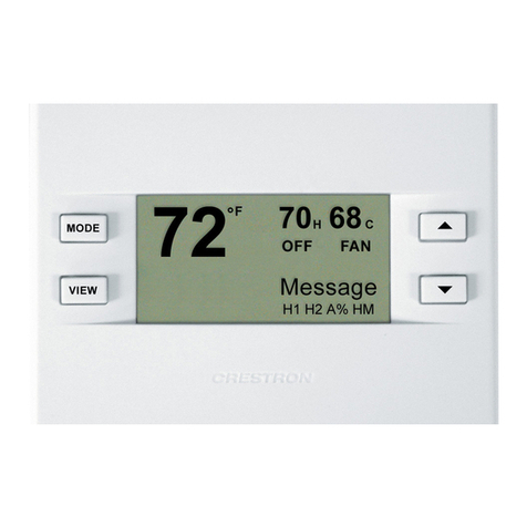 Crestron CHV-TSTAT-FCU Supplemental guide