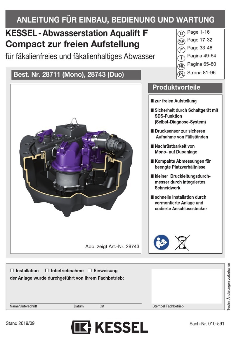 Kessel Aqualift F Compact User manual Kessel Aqualift F Compact User manual